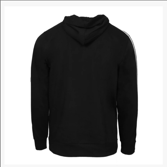 Men’s Adidas Black Logo Lettered Hoodie- NWT - Picture 3 of 6